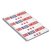 Gott segne Amerika Notizblock (Rechte Seite)