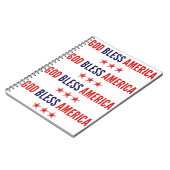 Gott segne Amerika Notizblock (Linke Seite)