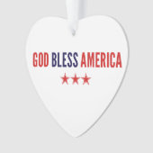 Gott segne Amerika Ornament (Vorderseite)