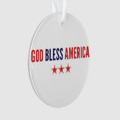 Gott segne Amerika Ornament (Vorderseite)