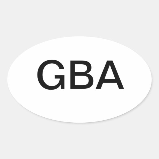 Gott segne Amerika Oval Autoaufkleber Ovaler Aufkleber (Vorderseite)