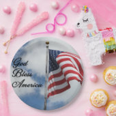 Gott segne Amerika! Pappteller (Party)