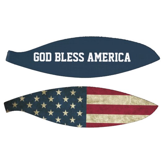 Gott segne Amerika - Patriotische Flagge Basketball (Panele)