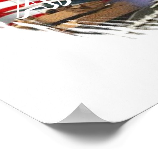 Gott segne Amerika Poster (Ecke)