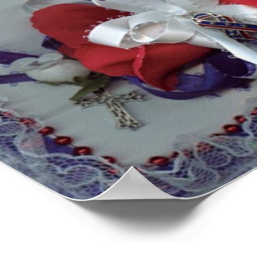 Gott segne Amerika Poster (Ecke)