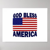 Gott segne Amerika Poster (Vorne)