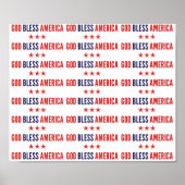 Gott segne Amerika Poster (Vorne)