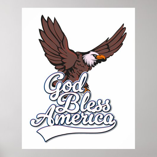 Gott segne Amerika Poster (Vorne)