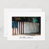 Gott segne Amerika Postkarte (Vorne/Hinten)