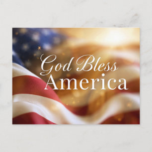 Gott segne Amerika Postkarte