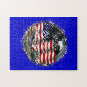 Gott segne Amerika Puzzle (2) Größen (Horizontal)