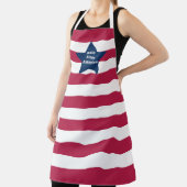 Gott segne Amerika rot weiß und blau Schürze (InSitu)