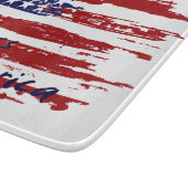 Gott segne Amerika Schneidebrett (Ecke)