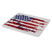 Gott segne Amerika Schneidebrett (Ecke)