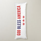 Gott segne Amerika Seitenschläferkissen (Rückseite (Vertikal))