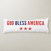 Gott segne Amerika Seitenschläferkissen (Vorderseite)