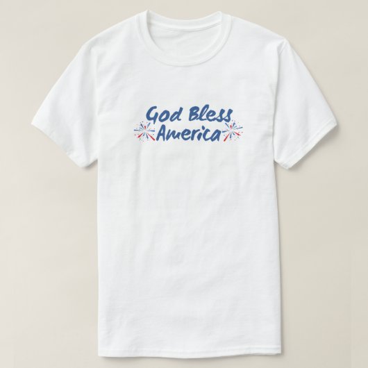 Gott segne Amerika Shirt (Design vorne)