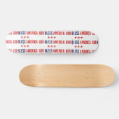 Gott segne Amerika Skateboard (Horizontal)