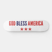 Gott segne Amerika Skateboard (Horizontal)