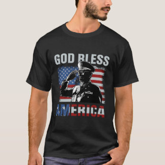 Gott segne Amerika Sonnenbrille Usa Flag Patriotic T-Shirt