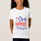 Gott segne Amerika T-Shirt (Vorderseite)
