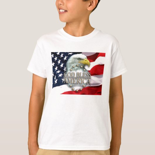 Gott segne Amerika T-Shirt (Vorderseite)