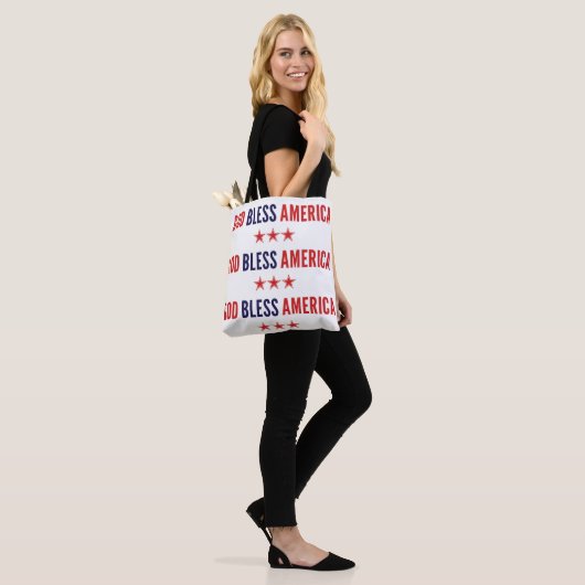 Gott segne Amerika Tasche (Am Model)