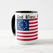 Gott segne Amerika Tasse (Vorderseite Links)