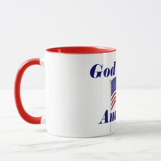 Gott segne Amerika Tasse (Links)