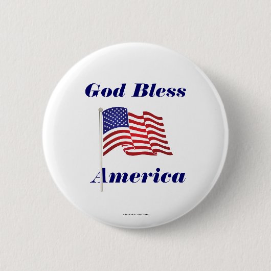 Gott segne Amerika-Taste/Laptop-Stift Button (Vorderseite)