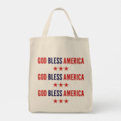 Gott segne Amerika Tragetasche (Rückseite)