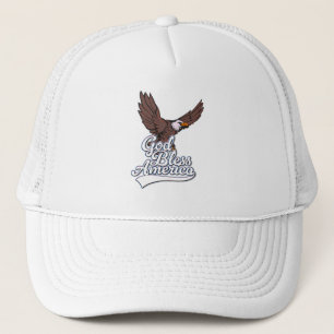 Gott segne Amerika Truckerkappe