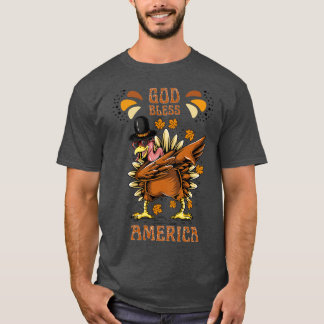 Gott segne Amerika Türkei Design T-Shirt