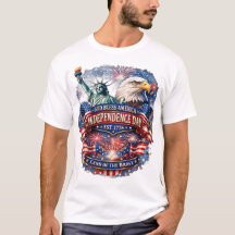 Gott segne Amerika Unabhängigkeitstag-Shirt