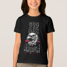 Gott segne Amerika, USA Adler Tri-Blend Shirt