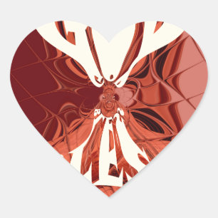 Gott segne Art Print Herz-Aufkleber