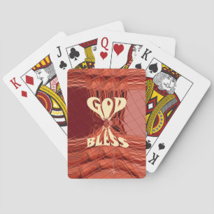Gott segne Art Print Spielkarten
