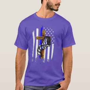 Gott segne das Blau T-Shirt