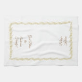 Gott segne das Personalisierte Küchentuch der Fami (Horizontal)