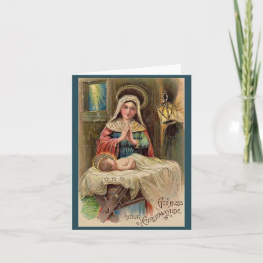 Gott segne deine Christmastide Karte (Vorderseite)