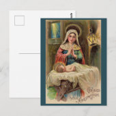 Gott segne deine Christmastide Postkarte (Vorne/Hinten)