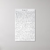 Gott segne den Herrn o mein Soul Bibelverse Psalm  Leinwanddruck (Vorderseite)