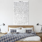 Gott segne den Herrn o mein Soul Bibelverse Psalm Leinwanddruck (Insitu (Schlafzimmer))