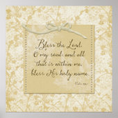 Gott segne den Herrn O mein Soul Poster (Vorne)