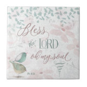 Gott segne den Herrn - PS 103:1 Fliese (Vorderseite)