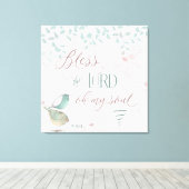 Gott segne den Herrn - PS 103:1 Leinwanddruck (Insitu (Holzboden))