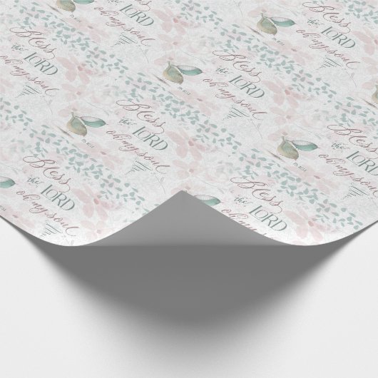 Gott segne den Herrn - S 103:1 Geschenkpapier (Ecke)