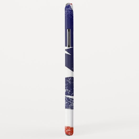 Gott segne den iPhone Case in den USA (Hinten/Rechts)