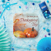 Gott segne dich am Tag des Erntedanks Pappteller (Party)