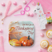 Gott segne dich am Tag des Erntedanks Pappteller (Party)